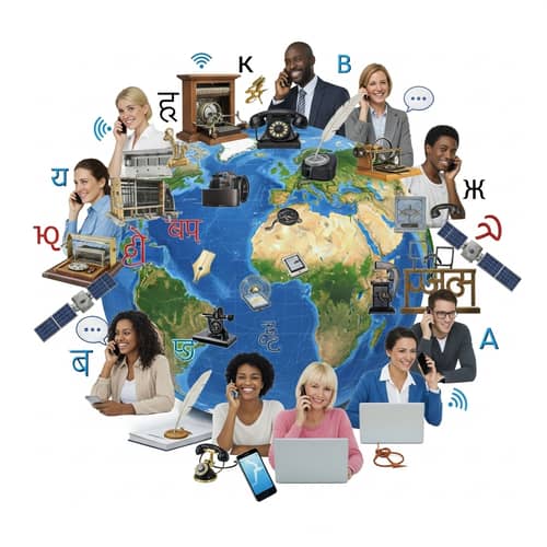 Globalization Effects on Communication | Collage Representation
