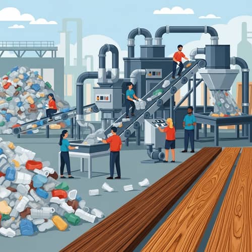 Recycled Plastics to Wood-like Materials | Sustainable Innovation