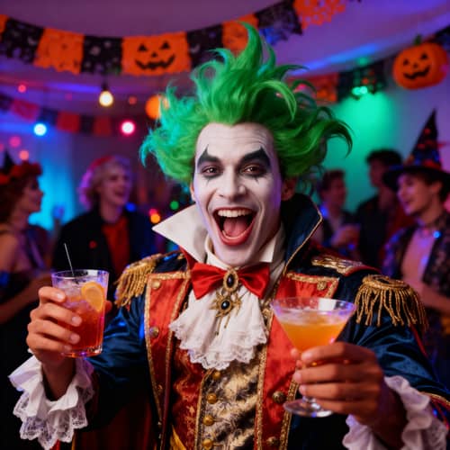 Vibrant Costume Party Celebration Vibrant Costume Party Celebration