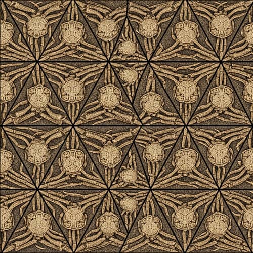 Stunning Triangular Tessellation Art Design