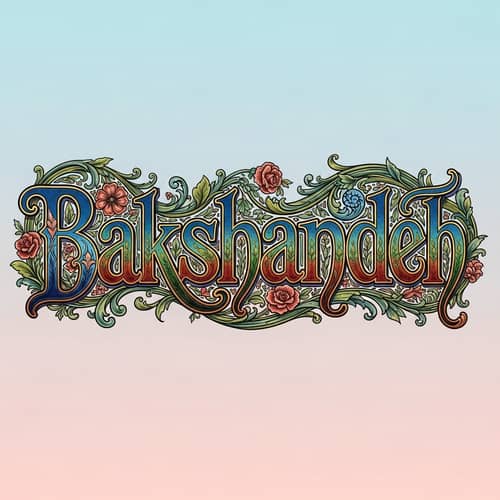 Bakshandeh Word Art Illustration | Classic Style