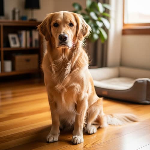 Well-Behaved Dog Sitting Calmly - Training Tips