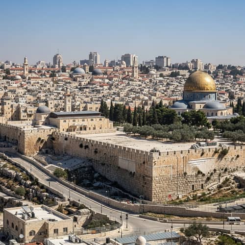 Post-War Scene of Jerusalem City: History and Resilience