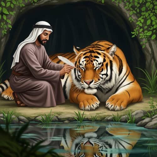 Chalak Lomri Draws Whiskers on a Sleeping Tiger - Magical Encounter