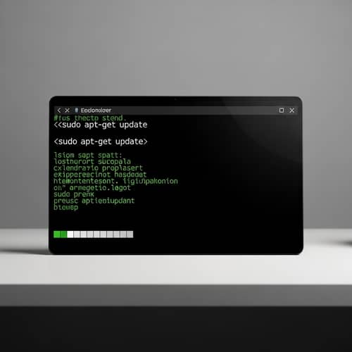 Minimalist Linux Command Image: Sleek Terminal Design