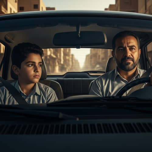 Egyptian Father and Son: Silent Dialogue between Generations