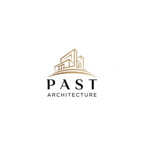 Elegant Architecture Firm Logo Design with 'PAST'