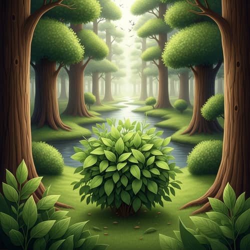 Tranquil Yerba Mate Landscape: Nature's Calming Beauty