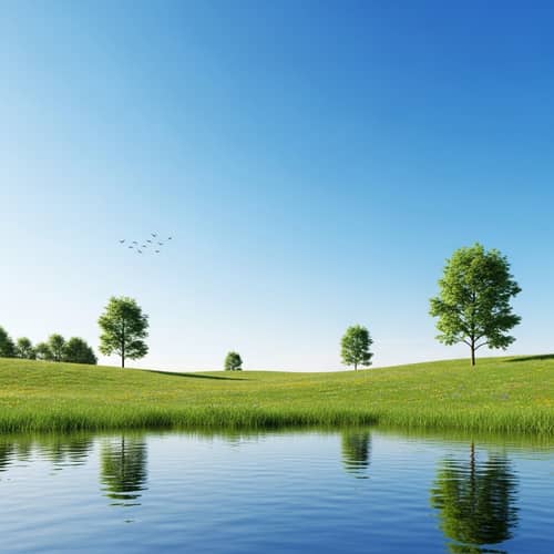 Tranquil Landscape of Peace and Harmony