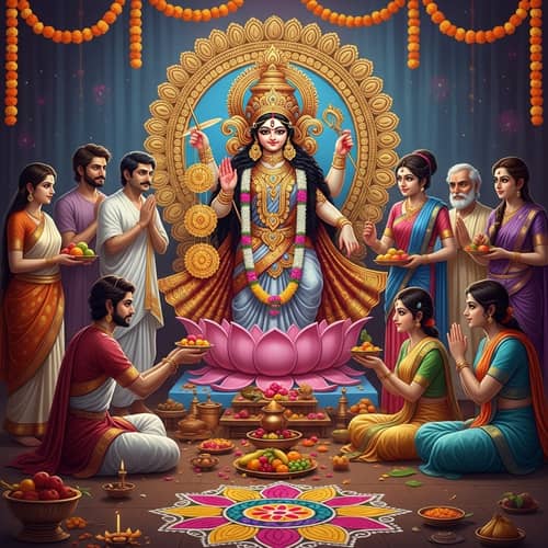 Saraswati Puja: Traditional Hindu Ceremony with Goddess of Wisdom