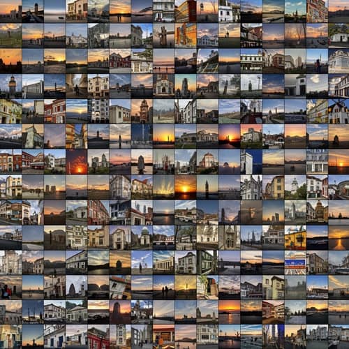 Captivating Abstract Mosaic Artwork | Diverse Moments & Colors