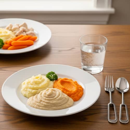 Nutritionally Balanced Pureed Dish for Dysphagia