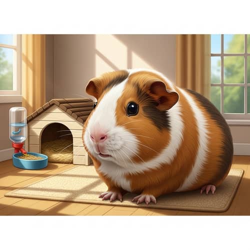 Domesticated Cuy - Lovable Pet with Compact Body