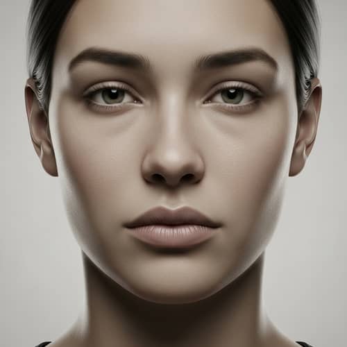 Poker Face - Neutral Expression Human Figure