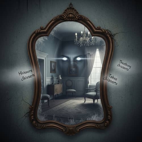 Mysterious Haunting of Antique Mirror: Secrets of Spectral Figure
