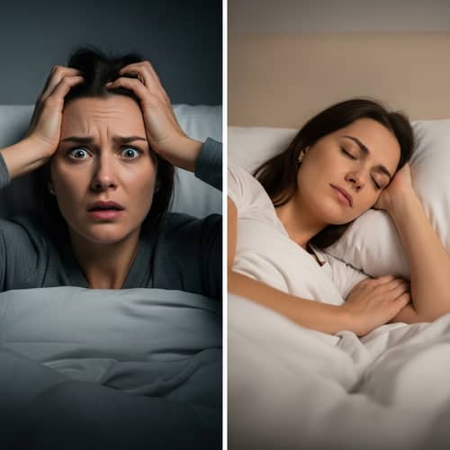 Insomnia vs Healthy Sleep: A Visual Comparison