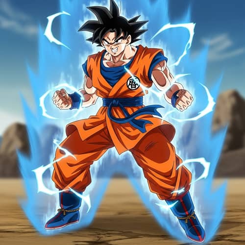 goku musculoso