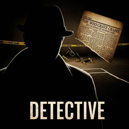 Dark Theme Detective Novel Cover Design | Mysterious & Suspenseful