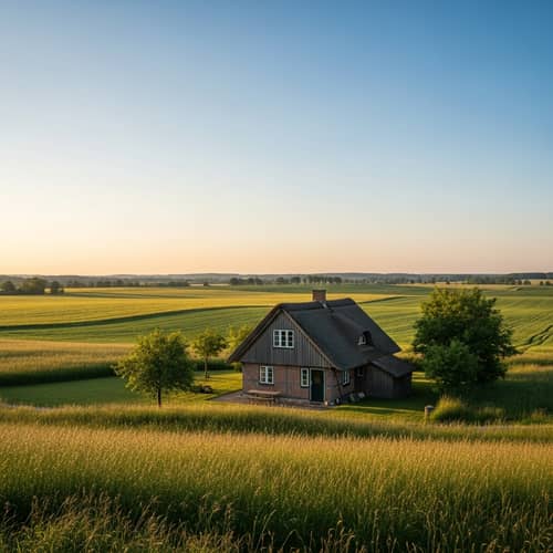 Tranquil Countryside Retreat | Rustic Country House Amidst Lush Greenery