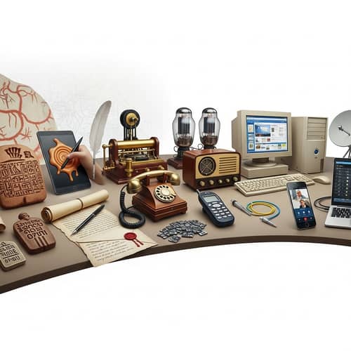 History of Communication Tools: A Visual Journey