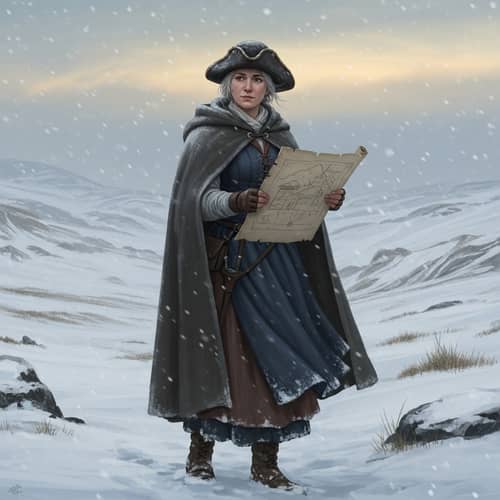 Ancient Manager in Winter Landscape - Sketches and Resolve