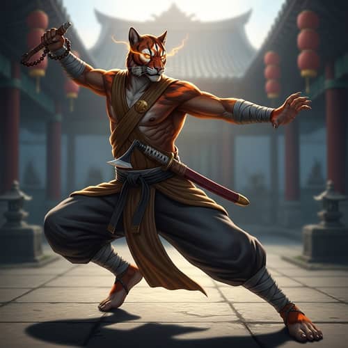 Khajiit Monk | Martial Arts Expert with Unique Warrior Discipline