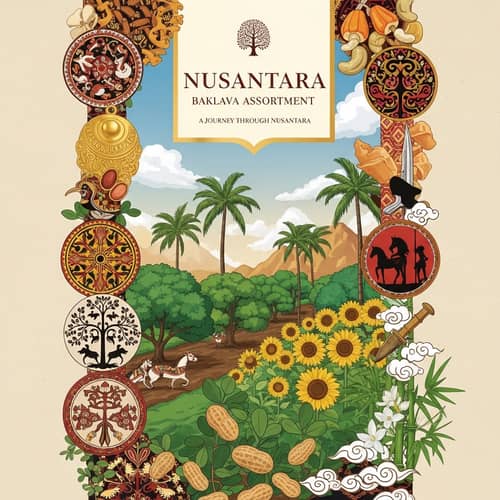Nusantara-Inspired Baklava Assortment Design | Cultural Collaboration