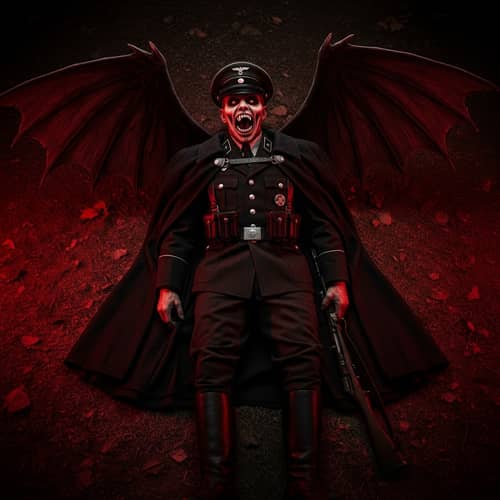 Fallen Soldier Transformed into Intimidating Demon - Artwork