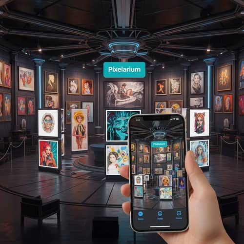 Pixelarium Virtual Showroom: Revolutionizing Art Tech