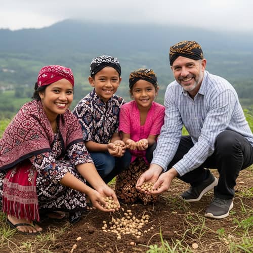 Multicultural Family in Tuban, East Java | Traditional Javanese Scene