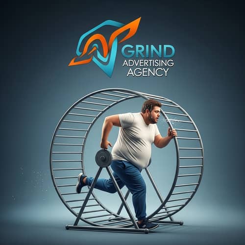 Hilarious Hamster Wheel Hustle: Marketing Metaphor Unveiled