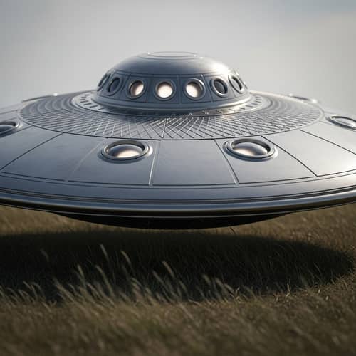 Detailed Image of UFO with High Realism | Photography Studio