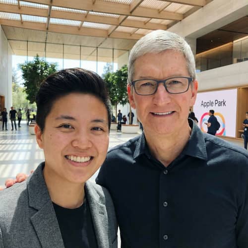 Me with Tim Cook: A Memorable Moment