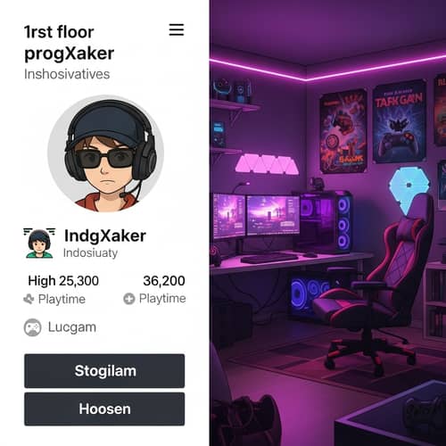 Progxaker's Gamer Profile: Capturing Individuality and Gaming Passion