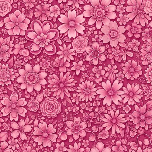 Stunning Pink Floral Background for Tranquility