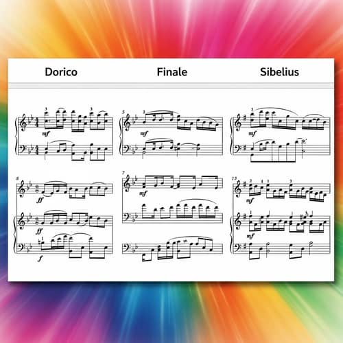 Comparing Dorico, Finale, and Sibelius Music Notation Programs