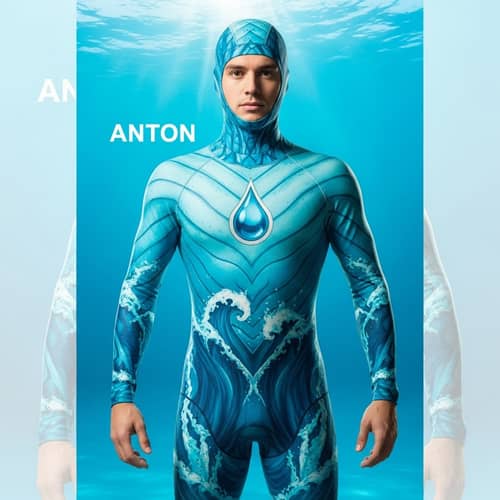 Anton's Ocean-Inspired Costume for Seamless Underwater Exploration