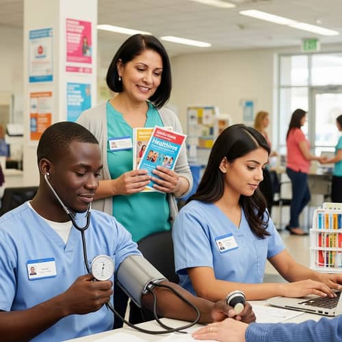 Diverse Community Health Workers Providing Care