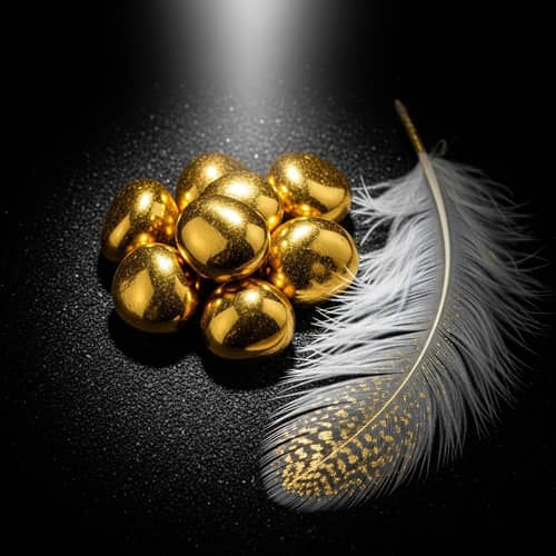 Luxurious Texture & Color Scheme: Gold, Black, White