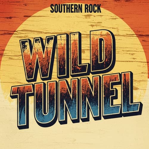 Vintage Southern Rock Logo Design | Will Gunnell Album Cover Merchandise
