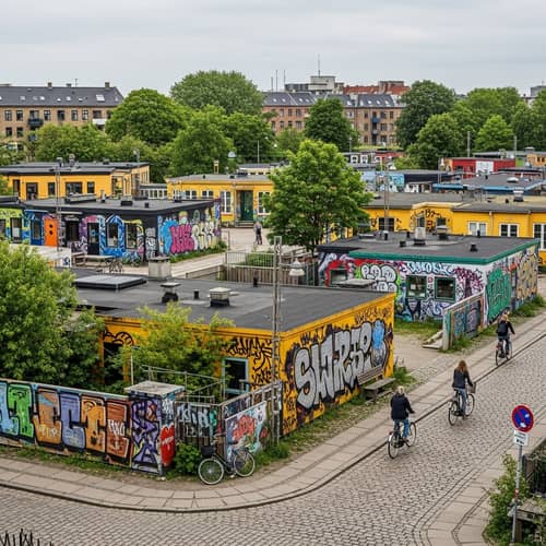 Christiania Urban Landscape | Self-Governed District in Copenhagen