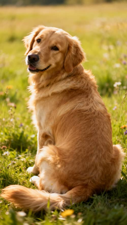 Golden Retriever Photo - Adorable Canine Moments Golden Retriever Photo - Adorable Canine Moments