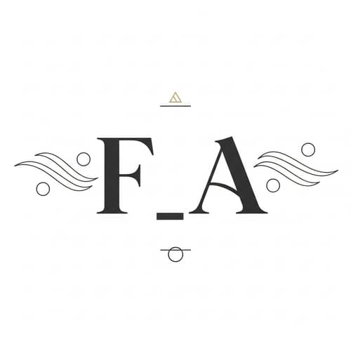 Stylish Logo Design Featuring 'F_A'