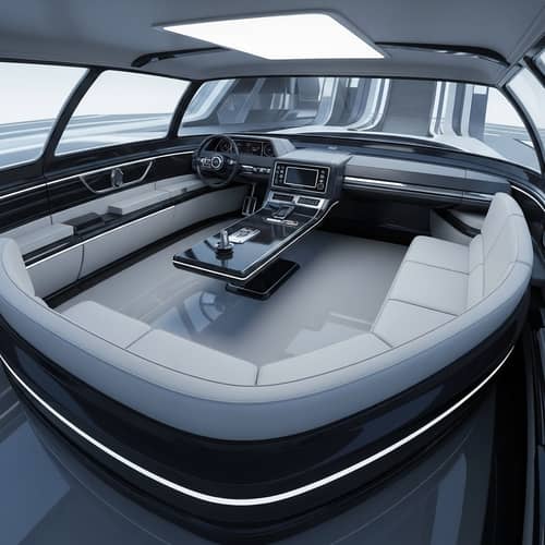 Futuristic Automotive-Inspired Interior Design