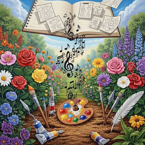 Planting Creative Ideas: A Blossoming Art Garden