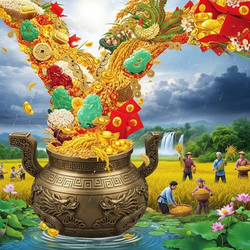 Ancient Chinese Character for Increasing: Blessings & Abundance