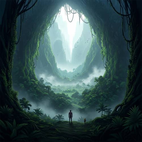 Epic Jungle Landscape Concept Art | Inspiring Rainforest Scene