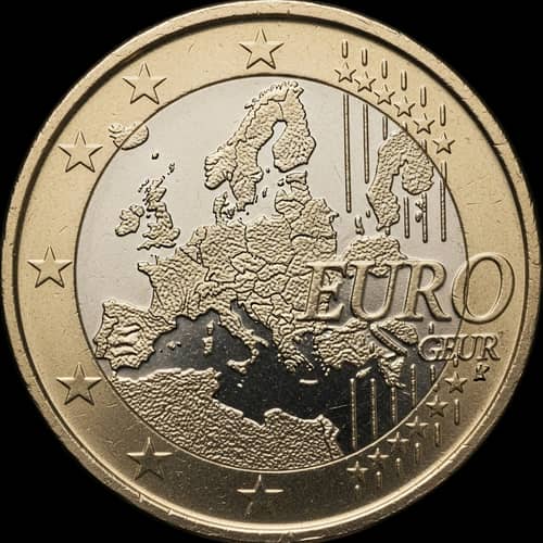 Detailed Euro Coin: Symbol of European Currency