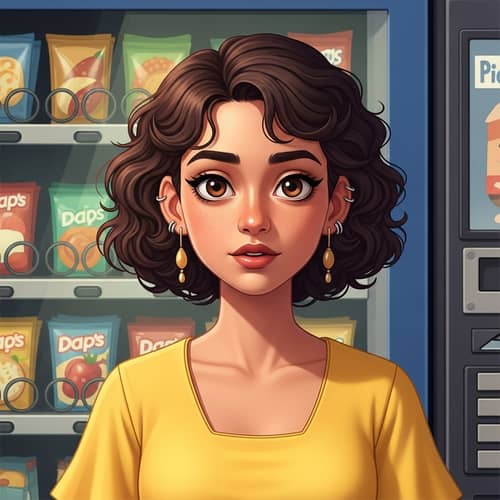 Middle Eastern Female Student of Public Policy | Vibrant Yellow Dress