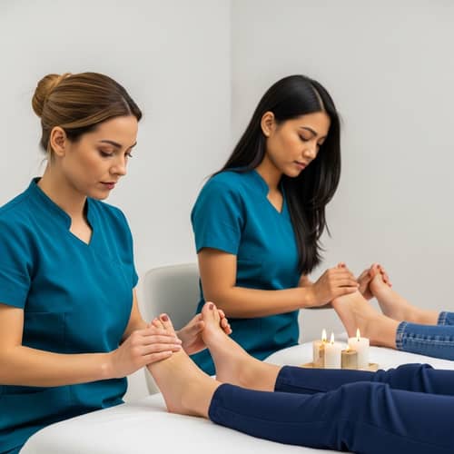 Professional Foot Massage in Serene Environment